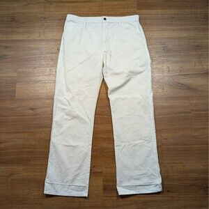 Dickies Cream Straight-Leg Chino Pants